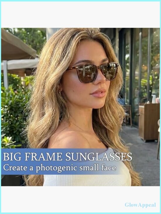 2 Pack Polarized Square Sunglasses UV400 Protection Driving Shades main image 6